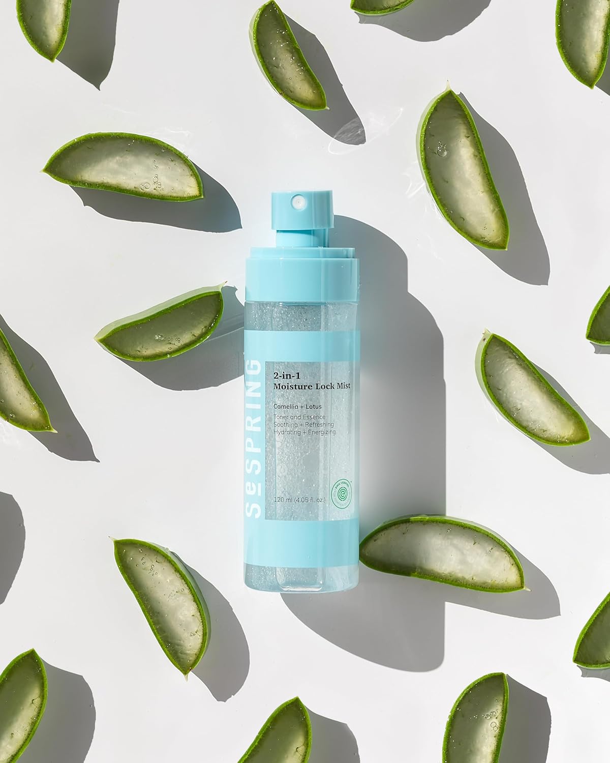 2-in-1 Moisture Lock Mist, Facial Toner & Essence, Korean Skin Care, Formulated with Camellia and Lotus, Korean Toner, Clean Beauty, Vegan, Cruelty Free, and Paraben Free (4.05 Fl Oz)