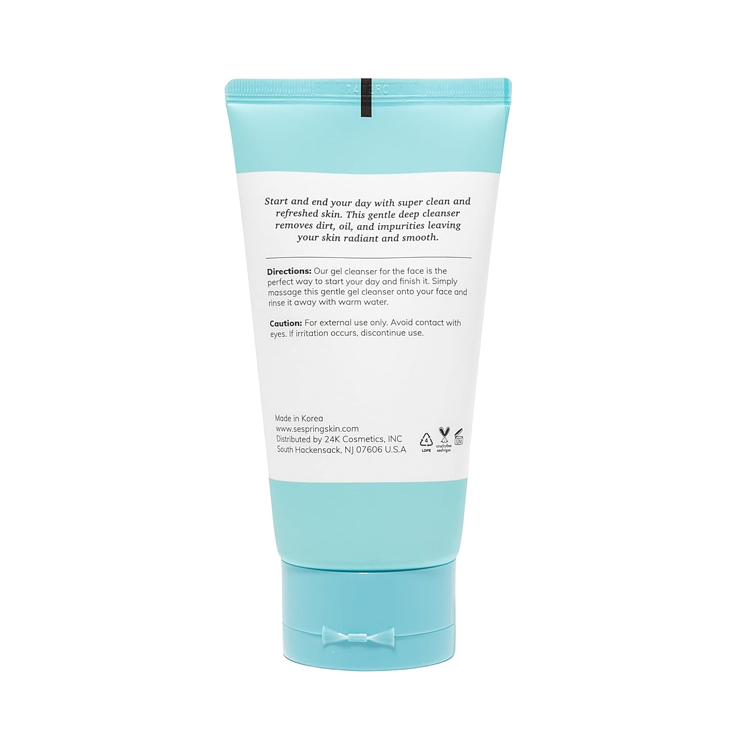 Cleanse It Out Gel Cleanser Korean Face Wash With Camellia, Lotus, Tea Tree Oil, Korean Skin Care, Clean Beauty Products, Vegan, Cruelty Free, Korean Cleanser, Skin Cleanser 5 oz