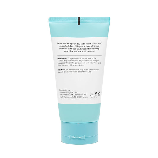 Cleanse It Out Gel Cleanser Korean Face Wash With Camellia, Lotus, Tea Tree Oil, Korean Skin Care, Clean Beauty Products, Vegan, Cruelty Free, Korean Cleanser, Skin Cleanser 5 oz