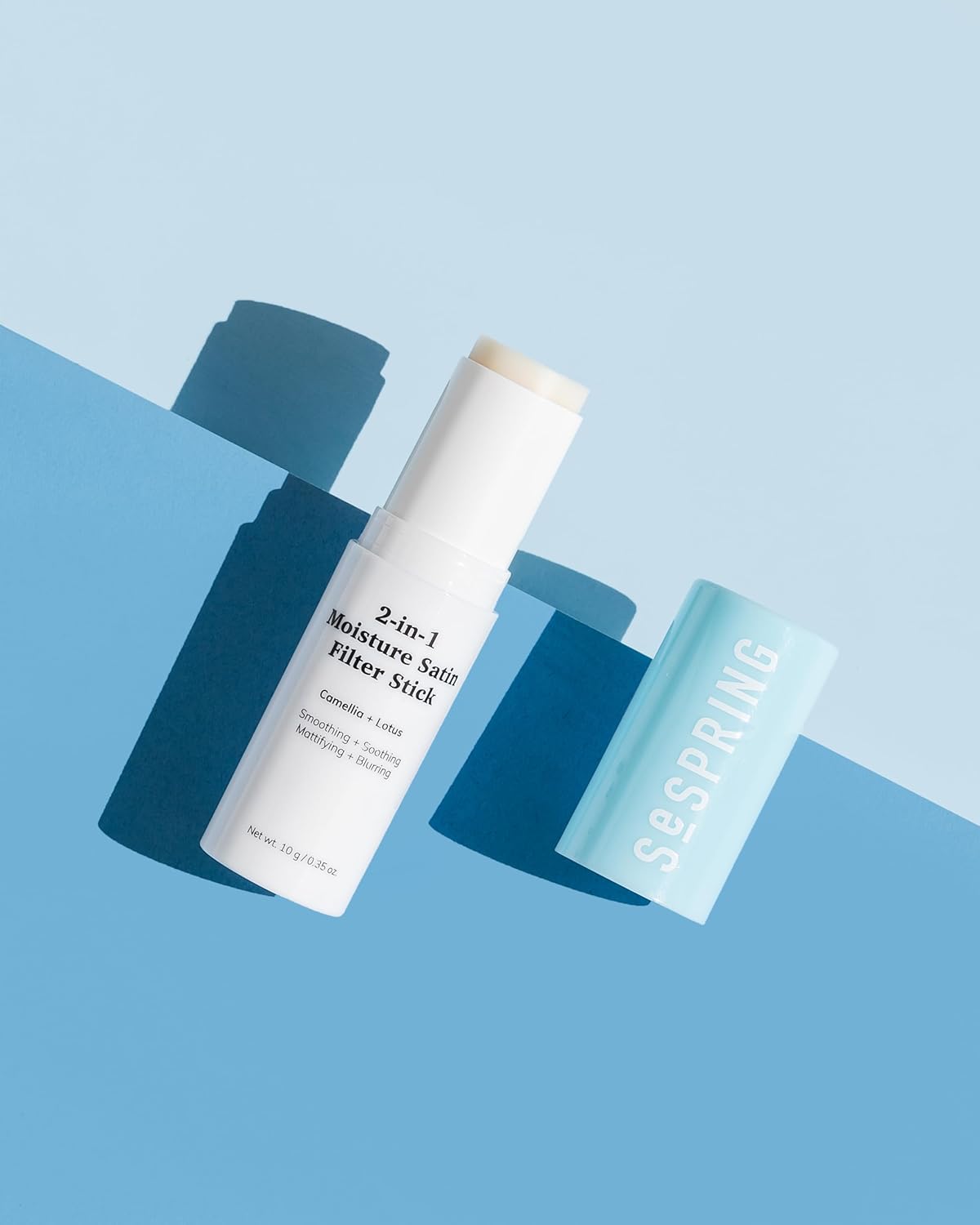 2-in-1 Moisture Satin Filter, Formulated with Camellia and Lotus, Korean Skincare, Clean Beauty, Vegan, Cruelty Free, and Paraben Free